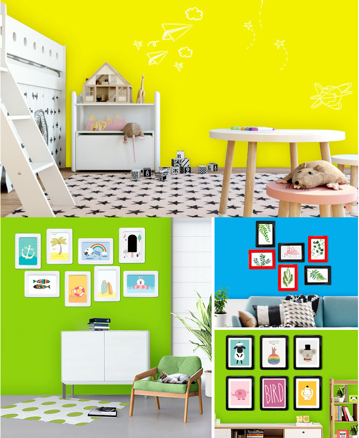 Colored Whiteboard Wallpaper